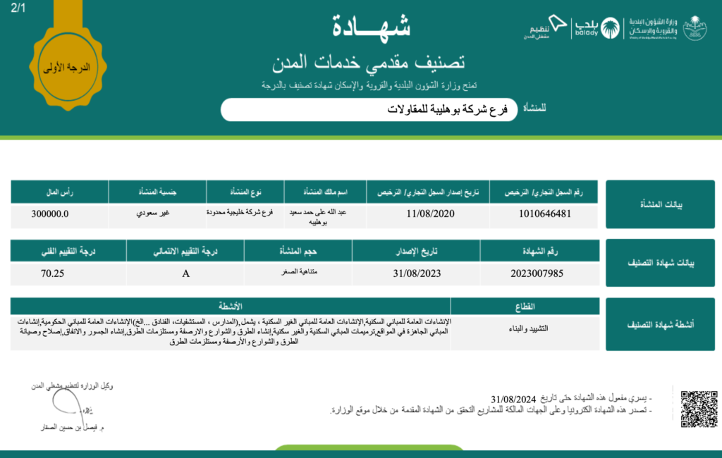 شركة بوهليبة للمقاولات